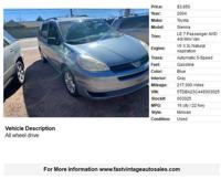 2004 Toyota Sienna LE 7 Passenger AWD 4dr Mini Van 217000 Miles Wheat Ridge - Image 3