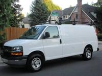 2019 CHEVROLET G3500 1 TON CARGO, *LOADED W/RACKS, SHELVES, CABINETS BELLEVUE* FANTASTIC CARGO VAN,WORK READY TODAY ! - Image 6