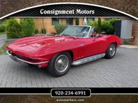 1966 Chevrolet Corvette Stingray Convertible Stingray Convertible CEDAR GROVE WI 53013