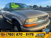 2002 Chevrolet S10 S 10 S-10 LS 3dr 3 dr 3-dr Extended CabSB PRICED TO Bloom Auto Sales
