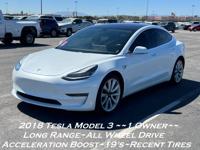 2018 Tesla Model 3 AWD Boost +50hp, Long Range, 1 Owner, Factory 19"s Las Vegas - Image 4