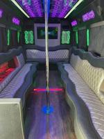 2010 Ford E450 Party Bus Limousine. Stripper Pole. Premium Sound Houston - Image 6