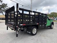2019 FORD F 450 SD 4X4 DIESEL F450 FLATBED STAKEBED LIFTGATE 12 FT FLAT BED STAK + Cita auto Sales - Image 5