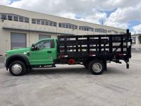 2019 FORD F 450 SD 4X4 DIESEL F450 FLATBED STAKEBED LIFTGATE 12 FT FLAT BED STAK + Cita auto Sales - Image 6