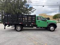 2019 FORD F 450 SD 4X4 DIESEL F450 FLATBED STAKEBED LIFTGATE 12 FT FLAT BED STAK + Cita auto Sales - Image 8