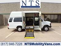 87K MILE FORD E-350 ADA VAN HANDICAPPED WHEELCHAIR LIFT FULLY SERVICED Irving, TX