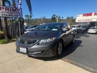 2013 Honda Civic LX Sedan (California car) Mission Valley - Prime Auto Imports - Image 4