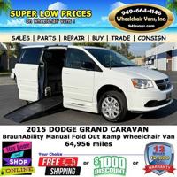 2015 Dodge Grand Caravan SE Braun Ability XT Manual Fold Out Ramp Sid vans.com - Image 3