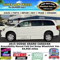 2015 Dodge Grand Caravan SE Braun Ability XT Manual Fold Out Ramp Sid vans.com - Image 10
