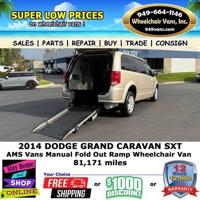 2014 Dodge Grand Caravan AMS Vans Manual Fold Out Ramp Rear loading vans.com - Image 4