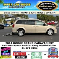 2014 Dodge Grand Caravan AMS Vans Manual Fold Out Ramp Rear loading vans.com - Image 5