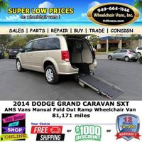 2014 Dodge Grand Caravan AMS Vans Manual Fold Out Ramp Rear loading vans.com - Image 6