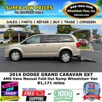 2014 Dodge Grand Caravan AMS Vans Manual Fold Out Ramp Rear loading vans.com - Image 7