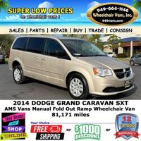 2014 Dodge Grand Caravan AMS Vans Manual Fold Out Ramp Rear loading vans.com - Image 8