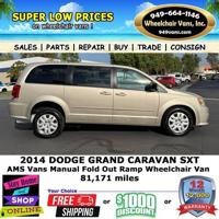 2014 Dodge Grand Caravan AMS Vans Manual Fold Out Ramp Rear loading vans.com - Image 9