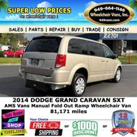 2014 Dodge Grand Caravan AMS Vans Manual Fold Out Ramp Rear loading vans.com - Image 10