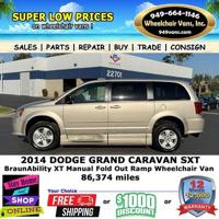 2014 Dodge Grand Caravan Braun Ability XT Manual Fold Out Ramp Side L vans.com - Image 10