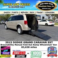 2015 Dodge Grand Caravan SXT Braun Ability Manual Fold Out Ramp Rear vans.com - Image 6