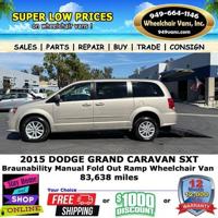 2015 Dodge Grand Caravan SXT Braun Ability Manual Fold Out Ramp Rear vans.com - Image 7