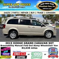 2015 Dodge Grand Caravan SXT Braun Ability Manual Fold Out Ramp Rear vans.com - Image 9
