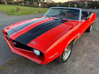 1969 Chevrolet Camaro SS Convert 496 4sp Canvas Top Houndstooth Lynnwood 425-439-1127 - Image 9