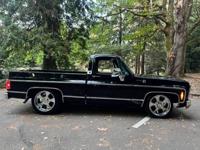 1980 Chevrolet Silverado C10 Square Body Shortwide Black/Black Lynnwood, Wa 425-439-1127 - Image 4