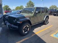 2021 Jeep Wrangler Unlimited Rubicon 4x4 suv Sarge Green Clearcoat CALL 720-307-6446 FOR AVAILABILITY
