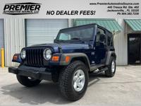 2006 Jeep Wrangler X, Low Miles, Automatic, TJ Jacksonville, FL