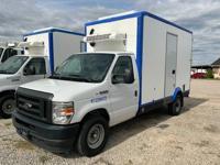 2023 FORD E350 7.3L GAS WITH REFRIGERATED BOX TRUCK *3500 MILES* NOBLE