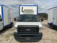 2023 FORD E350 7.3L GAS WITH REFRIGERATED BOX TRUCK *3500 MILES* NOBLE - Image 3