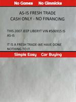 2007 JEEP LIBERTY SPORT UTILITY 4D SUV Cars to Go
