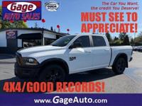 2019 RAM 1500 Classic 4x4 4WD Truck Dodge Warlock Crew Cab 5.5 ft. SB Gage Auto Sales