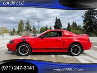 2000 Ford Mustang **Only 32k Miles** 5 Speed Manual Coupe Lot 99 LLC A