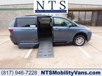17 TOYOTA SIENNA EXL-NAV MOBILITY WHEELCHAIR HANDICAP POWER RAMP VAN Irving, TX - Image 2