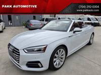2018 Audi A5 2.0T quattro Prestige AWD 2dr Convertible