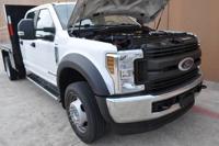 2018 FORD F550 6.7L TURBO POWER STROKE 4X4 CREW CAB 9ft FLAT BED WOODLANDS - Image 7