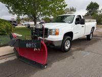 2009 GMC Sierra 2500HD Snow Plow Regular Cab Long Bed 4x4 Boss V-Plow Choice One Motors LLC