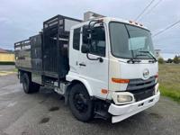 2012 UD 2600 18' CABOVER FLATBED TRUCK **PTO READY** SAN FRANCISCO - Image 4