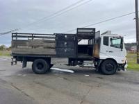 2012 UD 2600 18' CABOVER FLATBED TRUCK **PTO READY** SAN FRANCISCO - Image 6