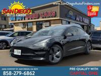 2021 Tesla Model 3 ROOF, FINANCING AVAIL, CALL 858-279-6862 SKU:27111 San Diego Auto Finders
