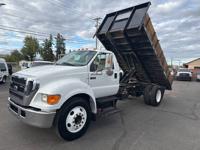 2007 Ford F-650 16' Flat Bed Dump Portland Rd Salem, OR - Image 8