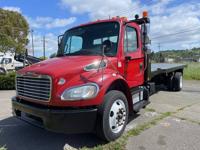 2016 FREIGHTLINER M2 24ft FLATBED **CUMMINS / ALLISON** SAN FRANCISCO - Image 2