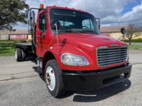 2016 FREIGHTLINER M2 24ft FLATBED **CUMMINS / ALLISON** SAN FRANCISCO - Image 4