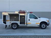 2001 Ford F550 4x4 Turbo Diesel Water/Foam Pumper Truck w/10K MILES Bakersfield - Image 4