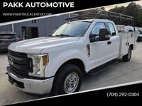 2018 Ford F250 XL Extended Cab Utiltiy Service Bed Work Truck Rack RWD otp east