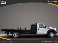 2013 Ford F-450 R-Cab Flatbed 6.8 V-10 Up To 100% Financing Deland