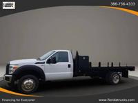 2013 Ford F-450 R-Cab Flatbed 6.8 V-10 Up To 100% Financing Deland - Image 3