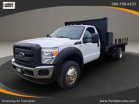 2013 Ford F-450 R-Cab Flatbed 6.8 V-10 Up To 100% Financing Deland - Image 5
