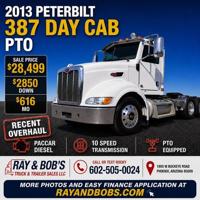 2013 Peterbilt 387 Day Cab PTO central/south phx