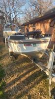 2000 Alumacraft 1540 fisher v-hull bass boat Edmond - Image 5